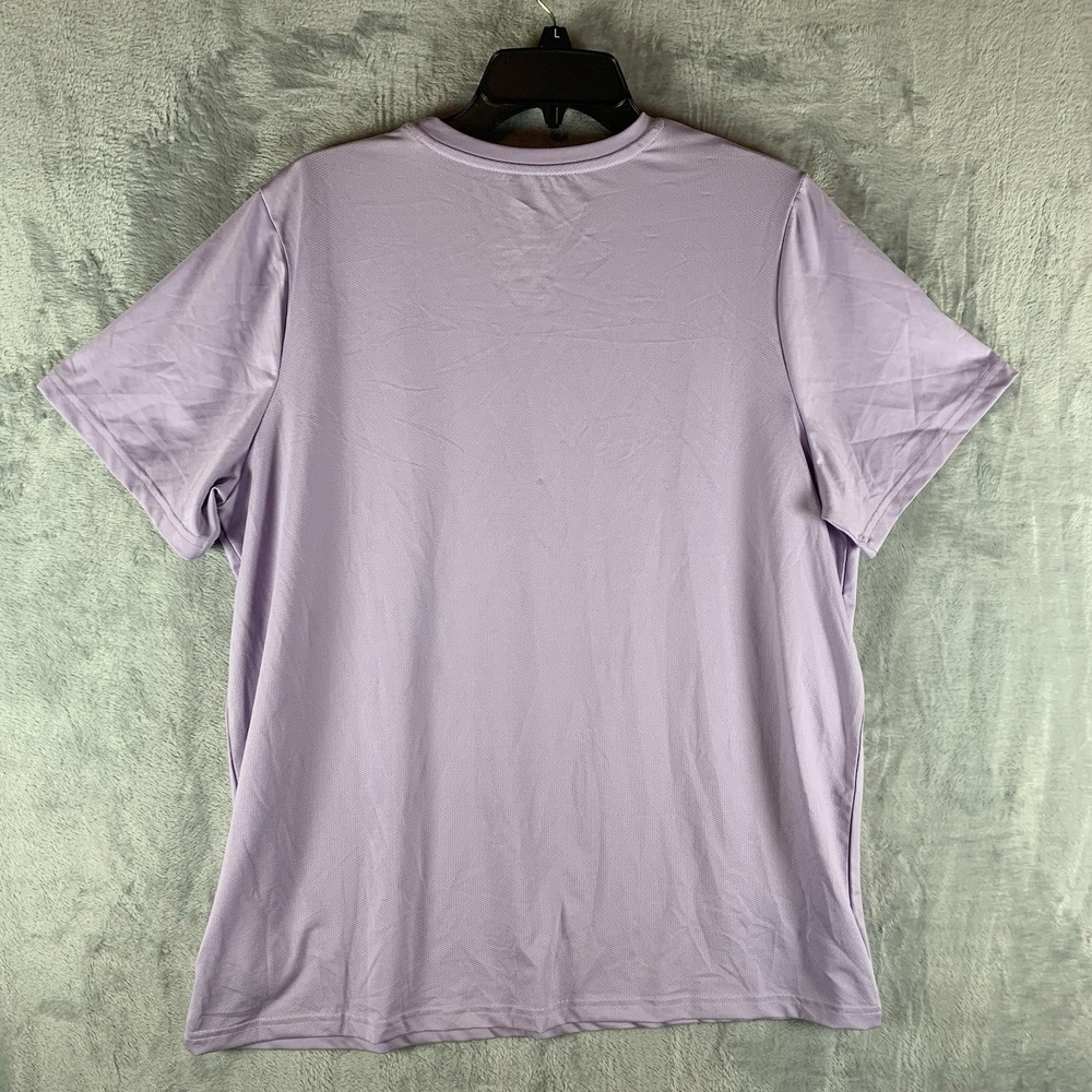 Rebook Women's T Shirt 2X Speedwick Purple Performance Gym Workout Top Tee NWT - Picture 2 of 9